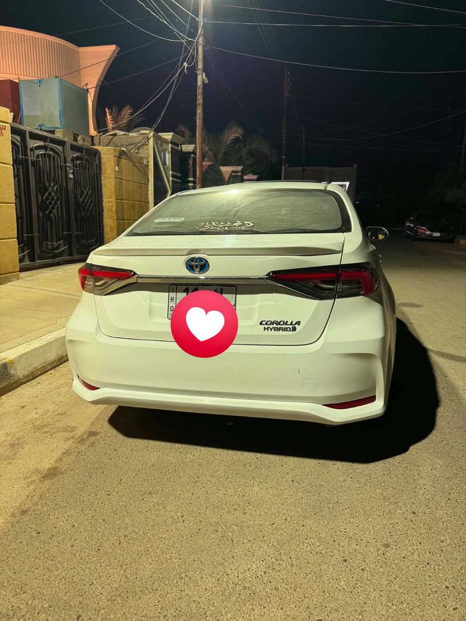كورلا هايبرد خليجي ( شكل الخليجي) 

الموديل :2023

الرقم : بغداد نكليزي 

السياره : مكفوله كفاله عامه 

المواصفات : 

* محرك : 1800 هايبرد

* بصمه + بصمه ابواب 

* فتحة سقف

* تبريد قطعتين 

* ردارات 

* شاشة + كاميره + كاربلي 

* 3 انظمه قياده

* اوتوهولد

* سايد بريك بصمه 

* فول تحكم ستيرن

سبايدر خلفي

 

السعر 143

باقي التفاصيل الاتصال ؏ الرقم او واتساب 
***********
 0750 934 4054
