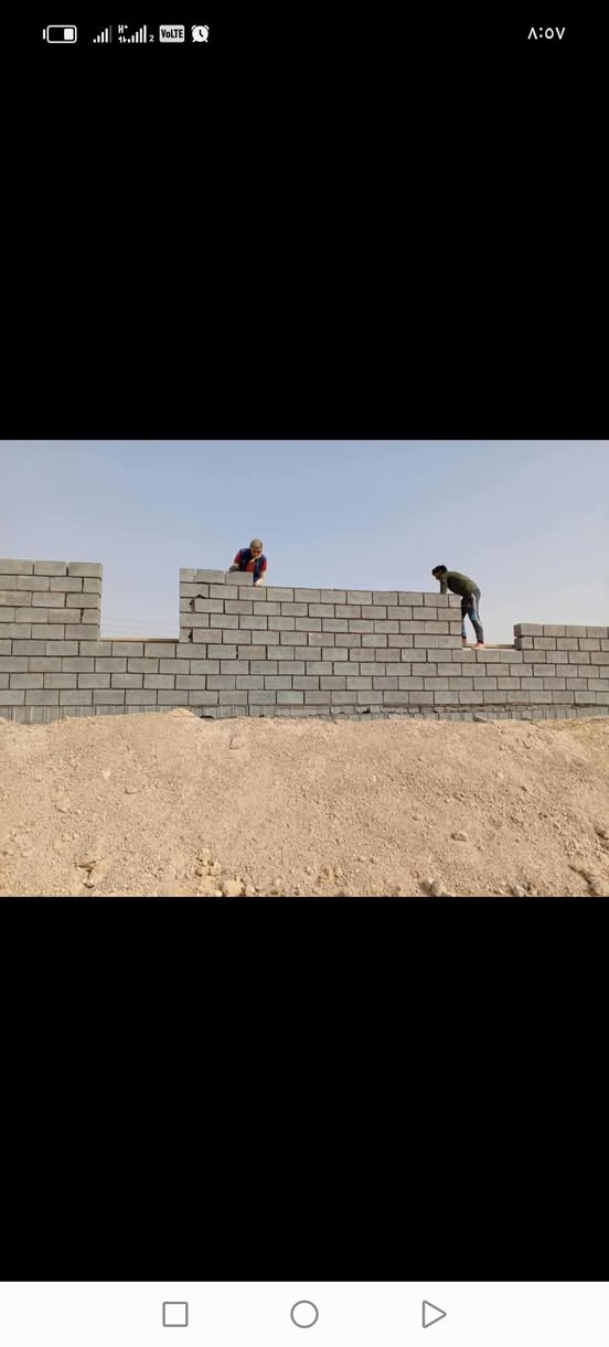 سلام عليكم بناه بلوك وحجرمستمرين وياكم الحجز على رقم ***********
