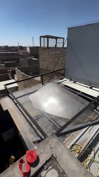 سكايلات زجاج سكيورتي 10 ملم تعهدات حسن عايد لعمل كافة انواع الزجاج وال...