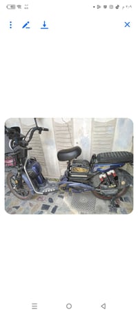 دراجه شحن • ٥ بطاريات • كميره جزيرة بغداد