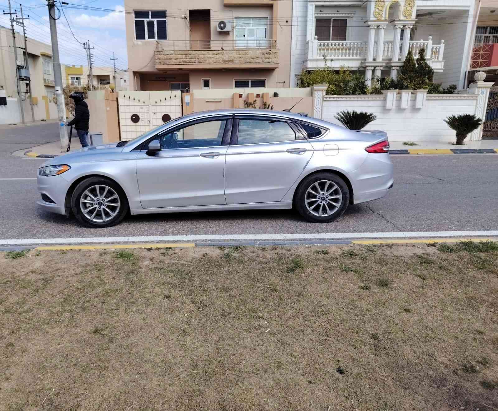 فيوجن 2017  se
محرك 2500 المرغوب
كير ماوس
بريك كهربائي
كشن كهربائي سائق وراكب
3 شاشات
لايت زنون
كامره خلفيه 
حساس خلفي
بصمة شغال
سويج عدد 2
تحديد سرعة
كود ابواب
بجم كبس بلادي
بدون ايرباك ( ايراكات كلهه بلاد )
ضرر جنطة فقط بدون دواخل
سيارة عليهه ادامة كاملة واطارات وبطارية جديدة
السيارة احلى هواي من الصور
عنوان اربيل السعر 128$
هاتف***********       *********** أربيل, العراق
