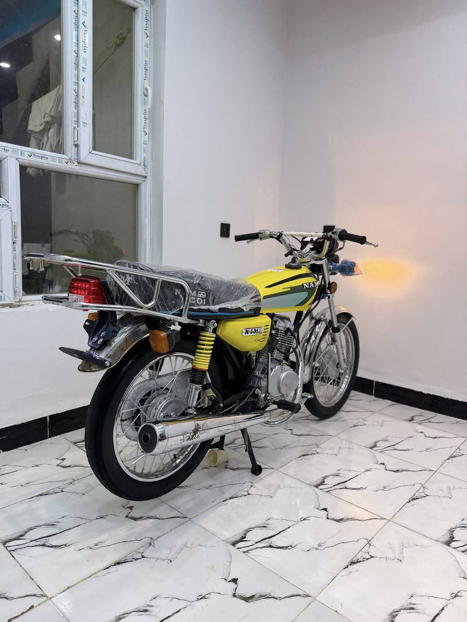 السلام وعليكم. نامه متياز البيع فقط
موديل٢٠٢٦ 
دراجه حيل حلوه  
بيها سوبايه طابقين  
دراجه مرتبه وجديده سعر خاص راسلني ودلل 
مكاني كركوك


**إذا كنت صاحب هذا الإعلان وتريد حذفه لأي سبب، رجاءا أرسل رسالة إلى الدعم الفني**