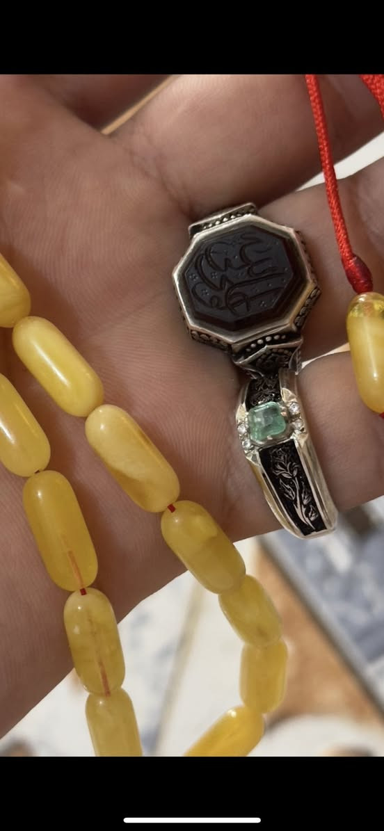 السلام عليكم  رمضان كريم وتقبل الطاعات للبيع فقط  مكاني ناصريه 
خاتمين صياغه عرفان vip 
الاول عقيق سداسي مخطوط علي ولي الله 
خط موقع 
الثاني زمرد كولمبي  وتطعيم ماسات اربعه 
العقيق 175
الزمرد 125 دولار وبيه مجال شي بسيط
الاثنين صياغات عرفان vip


**إذا كنت صاحب هذا الإعلان وتريد حذفه لأي سبب، رجاءا أرسل رسالة إلى الدعم الفني**