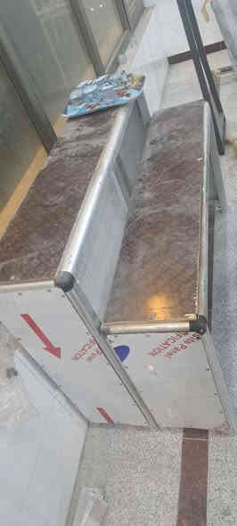 رفوف ألمنيوم عدد 3 القياسات 1متر ونص والثاني متر 80 والثالث مترين و25 سانتيم مع ميزين مدرجات 
بصرة حي الحسين *********** البصرة
