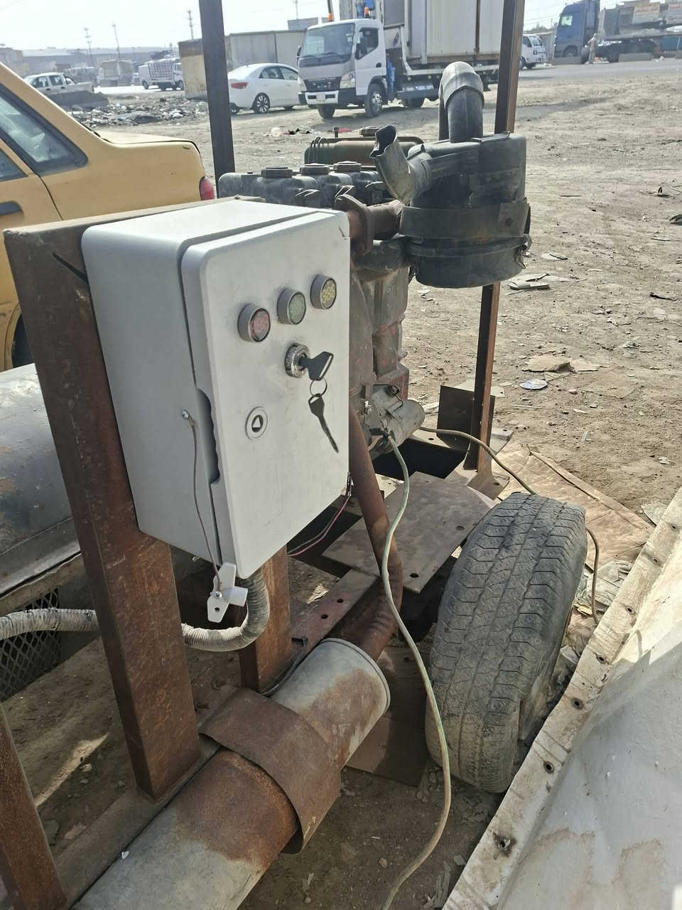 سلام عليكم مولد لستر نكليزي للبيع ١٥ كيفي ٣بستم سعر مليون وميتين رقم الهاتف ***********
