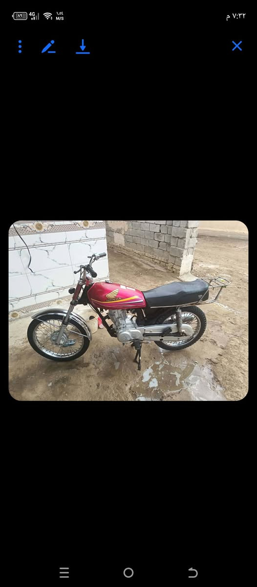 سلام عليكم دراجه للبيع مدفوع كمركه عوزه بس ترقمه ***********
