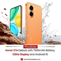 هونر X7e • Honor X7e • هاتف هونر • بطارية 7500 مللي أمبير • شحن سريع 4...