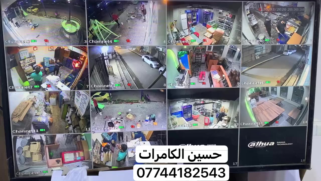 سلام عليكم تم بعون الله نصب منضومة كامرات نوع دهوا الأصلي الاستفسار تواصل ***********
