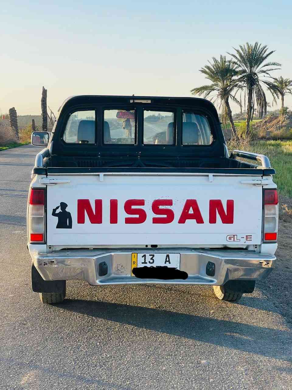 السلام عليكم
نيسان بيكم موديل 2008محسن ام تريشه مكفوله 
السعر 115بيه مجال بسيط للتصال عل رقم ***********العنوان ميسان المجر الكبير
