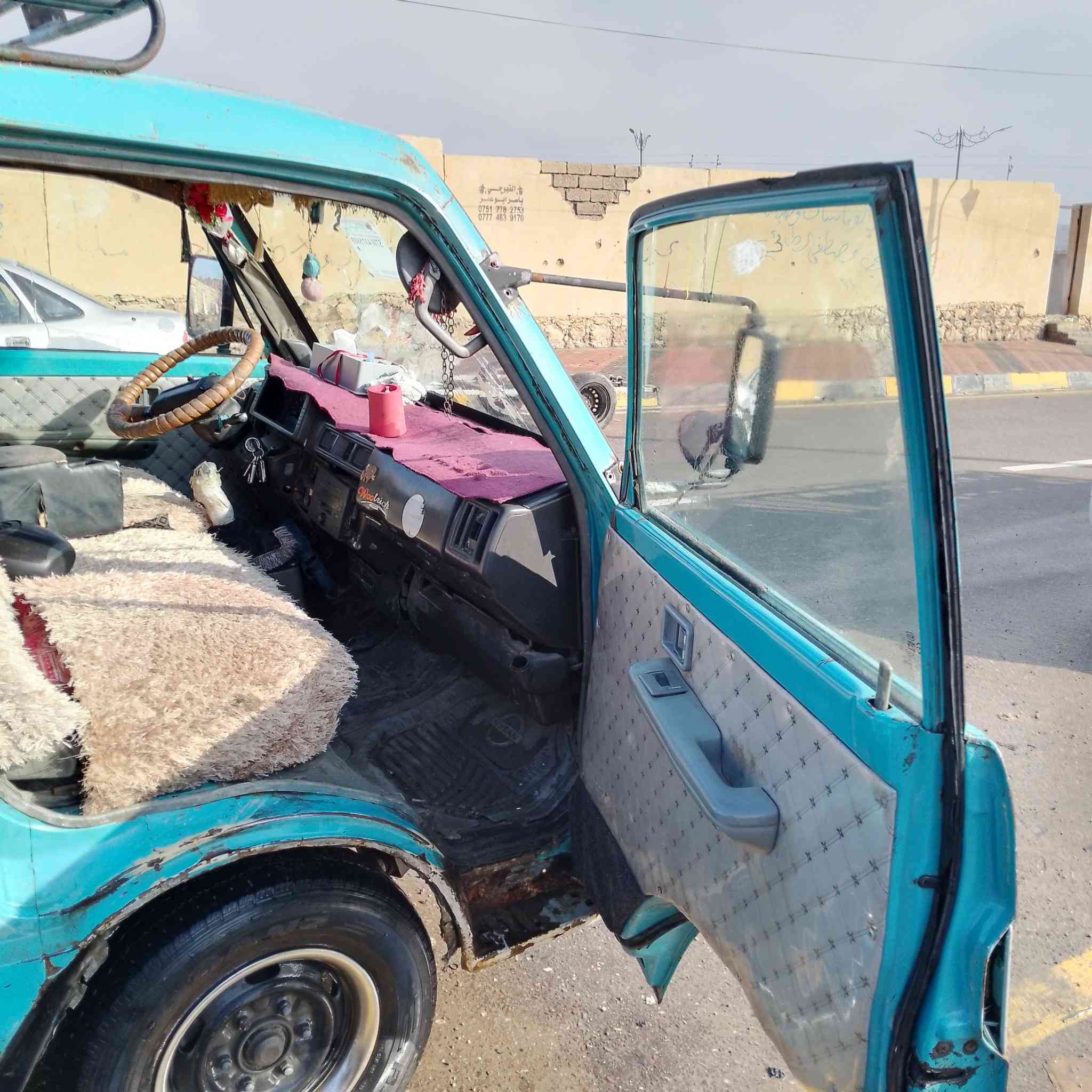 السلام عليكم
كيا بنكو موديل 94 كير محرك اكسن شرط وايومنيا كلها شغاله باتري جديد سلف جديد اواراقها كامله تفاصيل اكثر اتصال او مراسله خاص ***********السعر 40 بي مجال
