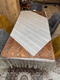 طاولة ٦ نفر • جديدة • مع ٥ كراسي