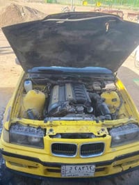 بي ام E36 325  موديل 92  سلايت روف   مكينه 25مسكر كيرعادي جدد  صدرامام...