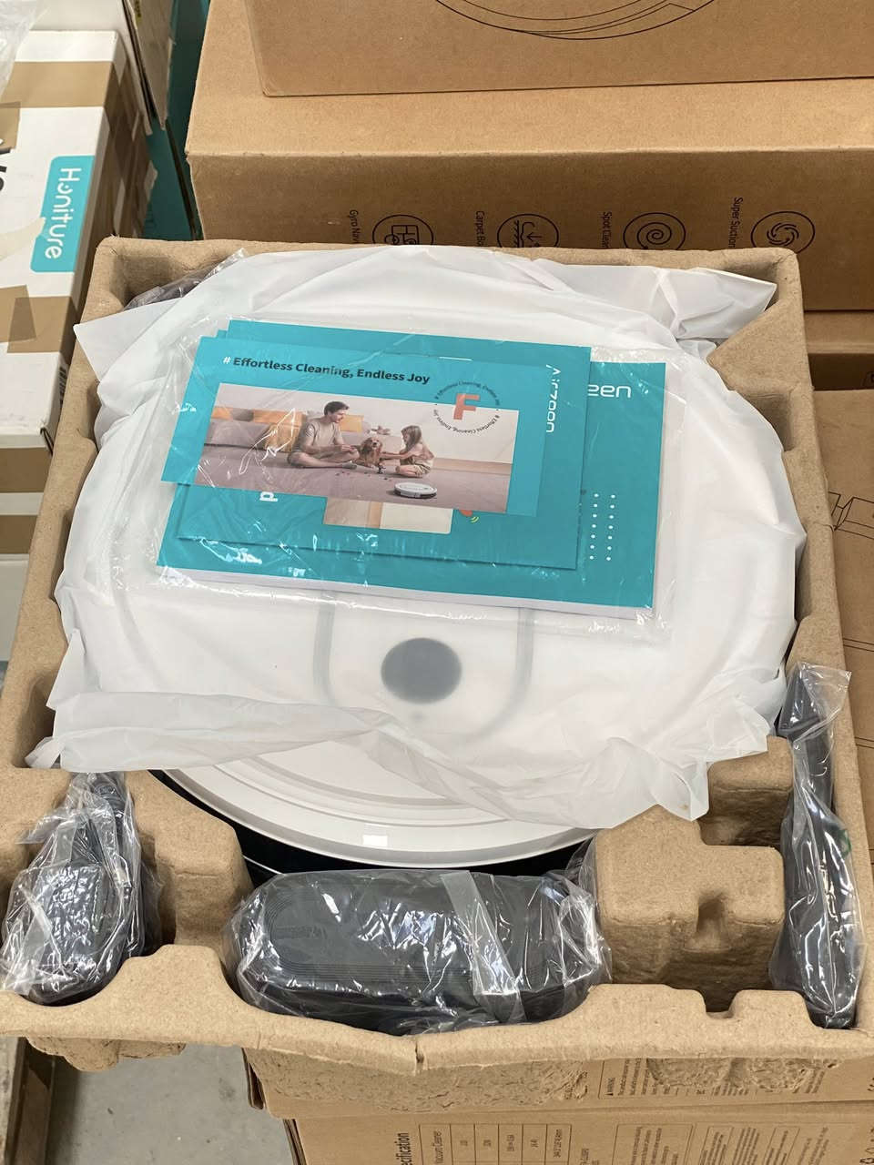 مكنسة الروبوت Airzeen J10، روبوت تنظيف ذكي "3 في 1" يجمع بين الكنس والشفط والمسح قوة شفط عالية: تصل إلى 4000 باسكال، ذكاء اصطناعي مانع الوقوع رسم خريطة فول مواصفات 🔥😍


**إذا كنت صاحب هذا الإعلان وتريد حذفه لأي سبب، رجاءا أرسل رسالة إلى الدعم الفني**