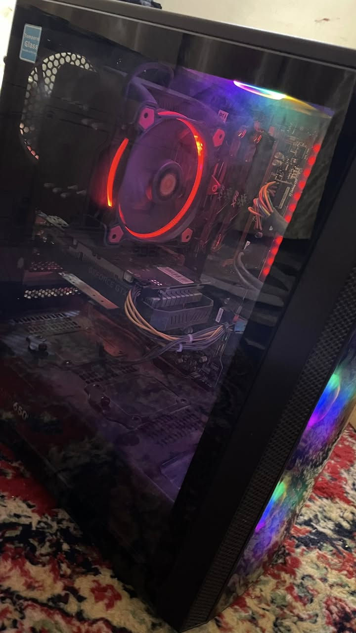 السلام عليكم شباب
بيسي كامل شاشة وماوس وكيبورد وماوس باد وكيس

1-الكيس

1.كارت الشاشة  NVIDIA 1660 GTX 
2. معالج Intel كور i7. 9700.
3.التخزين.  1T HDD
و 256 SSD
4.رامات. 16+16 XPG
5. باورسبلاي  650 W
6.مذر بورد msi 
7.تبريد هوائي 

2 . الشاشة msi 180hz 2k
3.ماوس جيدل كيمنك 
4.كيبورد imice  طراز GK -100
5.سماعة رابو  VI-I160
6.اون لاين UBS

 
+ ماوس باد 40x100


**إذا كنت صاحب هذا الإعلان وتريد حذفه لأي سبب، رجاءا أرسل رسالة إلى الدعم الفني**