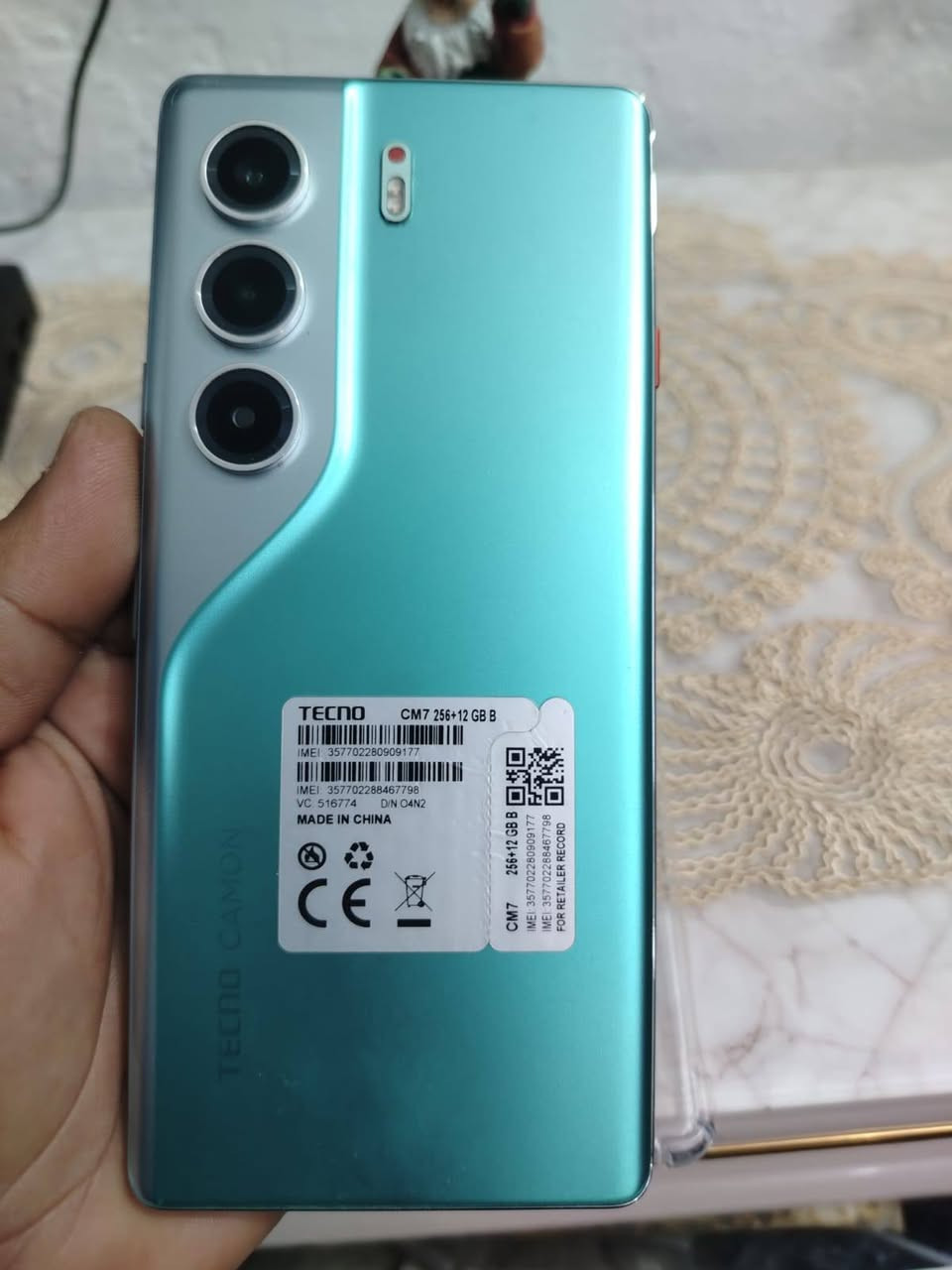 للبيع أو مراوس تكنو كامون 40برو فايف جي
الاسم الجهاز TECNO CAMON 40 Pro 5G
ذاكره 256 رام 12+12=24
  بوبجي 90فريم شاشه 144هرتز جهاز معروف وا غني عن تعريف شرط كلو شغال مابيه أي عطل بطاريه 5200  السعر 325 أو مراوس


**إذا كنت صاحب هذا الإعلان وتريد حذفه لأي سبب، رجاءا أرسل رسالة إلى الدعم الفني**