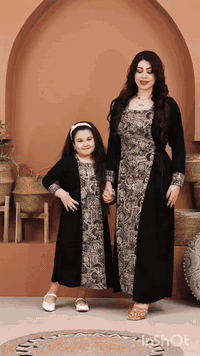 الأسود فخم والتطريز يحچي ذوق عالي ✨ قَصّة مرتبة + لون  يطلع الجسم يجنّ...