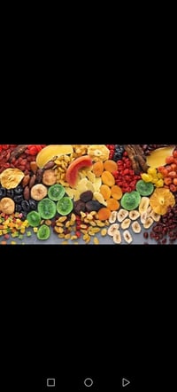 لبنه • مكدوس • فواكه مجففة