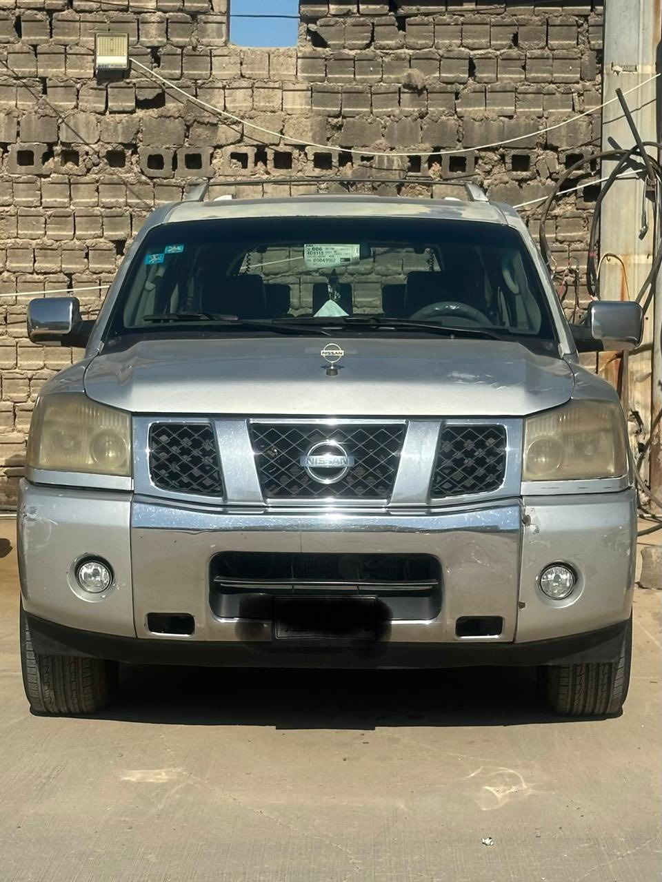 السلام عليكم
للبيع نيسان ارمادا 2006 السياره Le فول موصفات فتحه وكشنات كهرباء وشاشه والسياره بيه منظومة غاز كير مكينه تبريد خير من الله السياره جاهزه من الطول للطول  السياره مصبوغة عام 
سعر السياره 80 ورقة وبيه مجال 
مكان السياره بغداد 
***********
