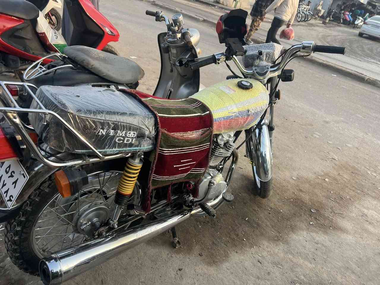 السلام عليكم دراجه نامه امتياز موديل 2024الدراجهً حلوه ابدله كازكت مكاني حله يم غرفت التجاره السعر 625التصال عله الرقم ***********
