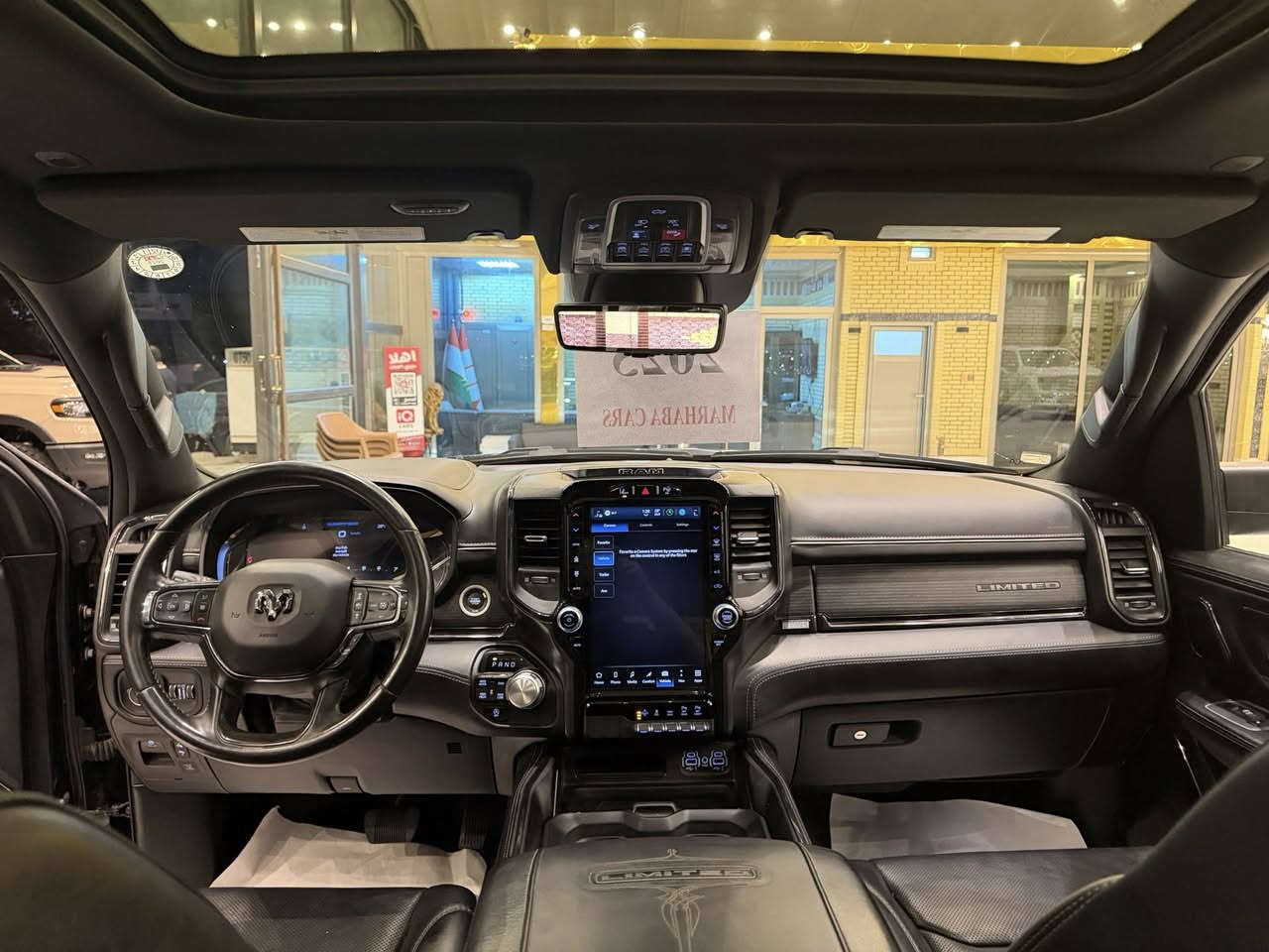 MARHABA CARS ERBIL
——————————
BRAND : RAM 1500
CLASS : LIMITED 1/1
ENGINE : V8 - 5.7L - 4x4
STATUE : CLEAN TITLE كلين تايتل 
YEAR : 2023
PRICE : $
COUNTER : 38,000 MILE
IMPORTING : وارد كندى
ADRESS : Erbil , أربيل شارع ١٠٠م صف دائرة گمرگ
FOR IFORMATION CALL US :
MARHABA CARS 
 📞 : ***********
