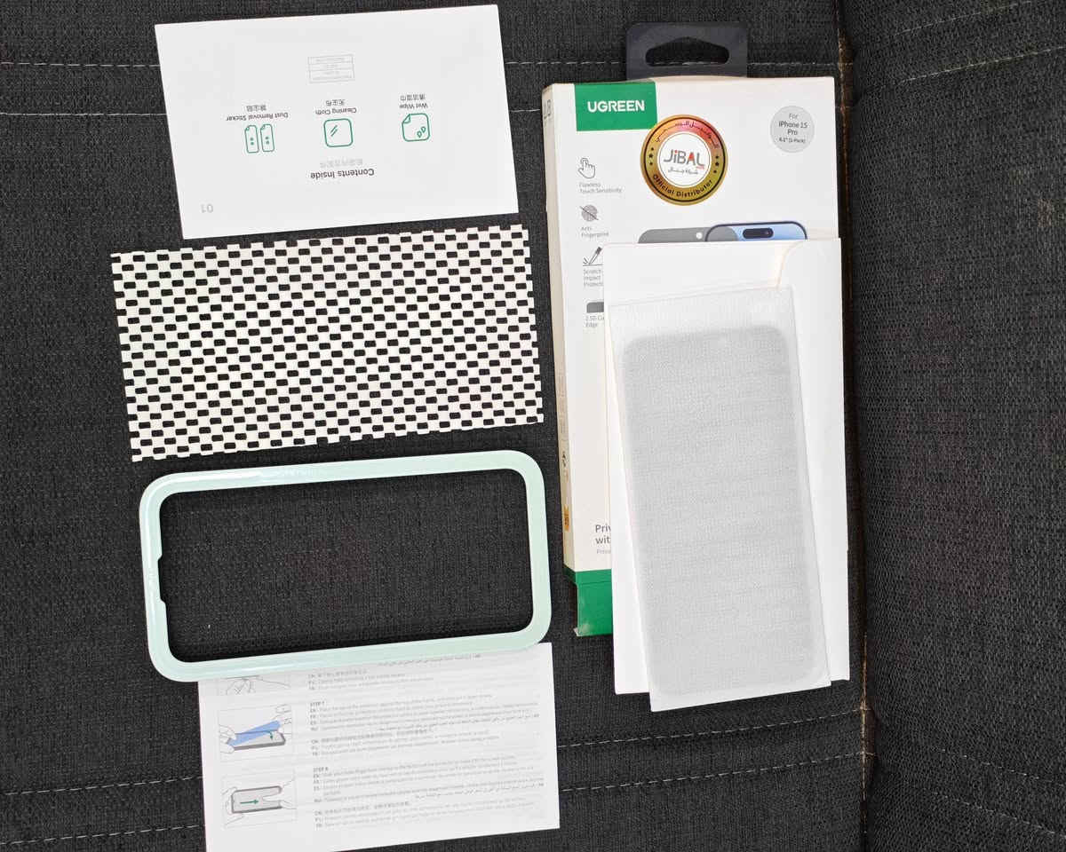 عرض مميز ولفترة محدودة لاصحاب #15pro__14pro
افضل لاصق حماية شاشة من UGreen
مع قالب يسهل عملية اللصق بسهولة
٣ قطع بسعر ٢٠ ألف وتوصيل مجاني
للاستفسار اكثر يمكنكم الاتصال
***********
***********
او يمكنكم زيارة موقعنا
الصويرة /شارع المركز مجاور المرطبات
