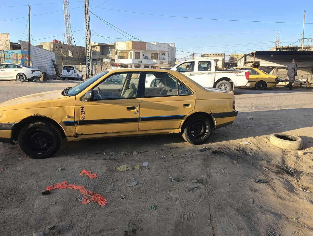 السلام عليكم بيجو 405 رقم نجف سنويه 24هيئه عليه وغرامات 600 سياره كير محرك حداديه شرط كهربائيات
مالكه بل شاميه ابيع صافي نهايته 12 عنواني ديوانيه  ***********
