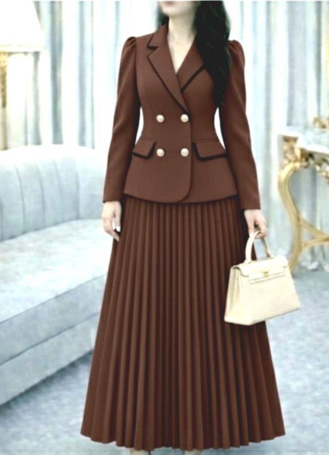 نقدم لكم  طقم فخم وانيق بتصميم راقي 😍

*الطقم مكون : ستره وتنورة 😍
القماش الاصلي كوالتي عالي جدا

* ستره مبطنه طول 75 سم
تنورة طول 105 سم كمر سحاب ولاستيك من الخلف 

* القياسات /
40/42/44/46/48/50 

* الوان / اسود نيلي رصاصي جوزي بنفسج وتركواز 

* ملاحظه /  فحص والتأكد من الاوردر قبل مغادرة المندوب


**إذا كنت صاحب هذا الإعلان وتريد حذفه لأي سبب، رجاءا أرسل رسالة إلى الدعم الفني**