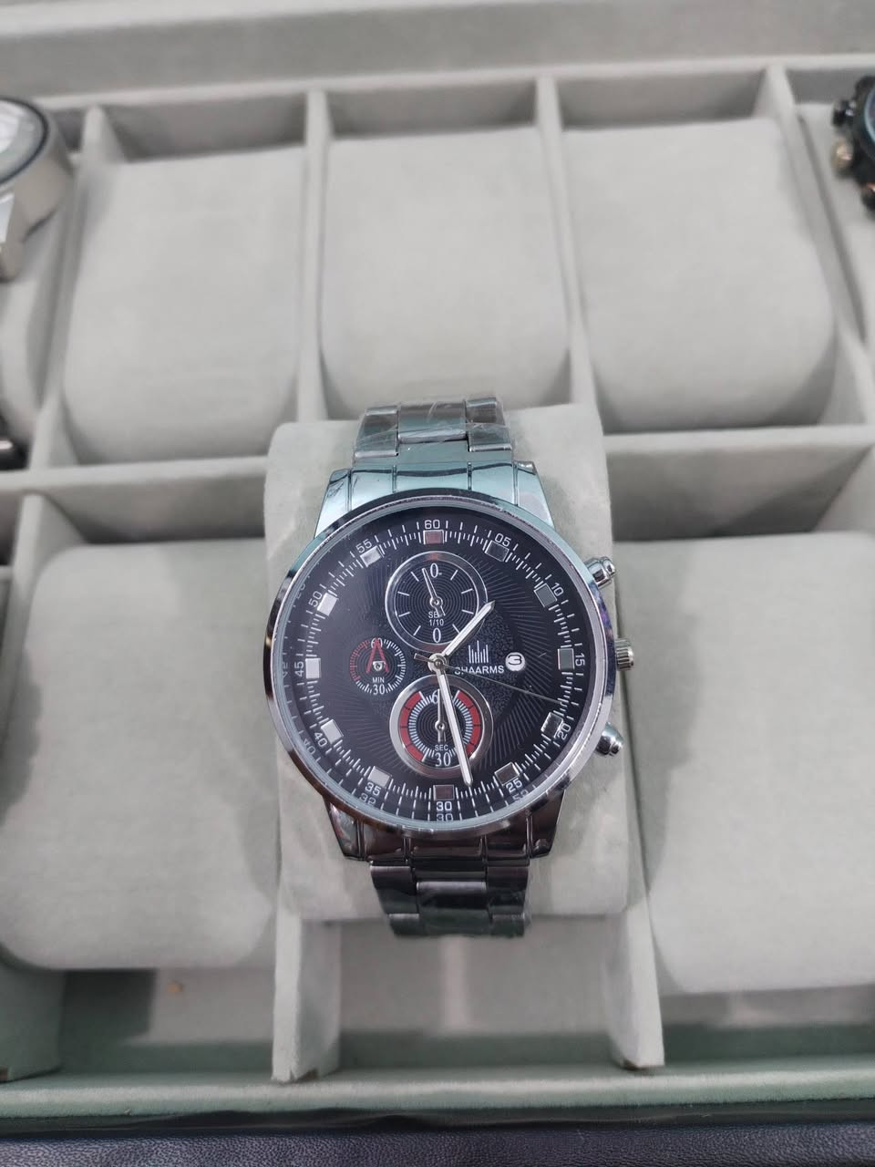 ساعة يد رجالية

🔹 ماركة:SHAARMS
🔹 مقاومة للصدا💧  
🔹 عداد تاريخ 📅
الاستفسار أكثر ***********
