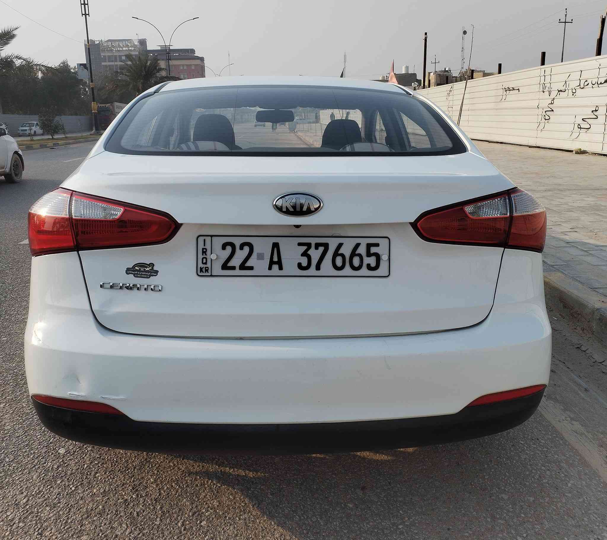 للبيع كيا سيراتو 2014 خليجي ماشيه 110 كم أربيل بسم شركة تريد وكاله تريد مداور السيارة كفاله عدا باب خلفي صبغ اثر شخط والباقي كفاله عامه السعر 129 للأتصال ***********
