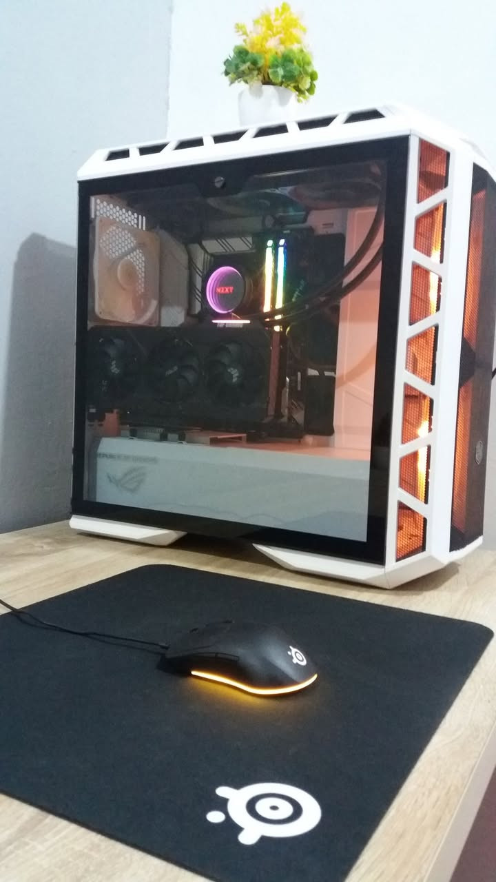 للبيع كيس بجوده قطع احترفتيه لوحه ROG وتبريد X73 و SSD برو
• CPU: AMD Ryzen 7 5800X• GPU:  Motherboard: ROG STRIX B550-A GAMING• Cooling: NZXT Kraken X73• RAM: Corsair Vengeance RGB Pro 32GB 3600• SSD: Samsung 980 Pro 1TB + Samsung 980 Pro 500GB• PSU: NZXT C750 Gold• Case: MASTERCASE H500P MESH WHITE ARGB 
التجميعة نظيفة جدًا واستخدام محترم حراره ممتازة وشكل احترافي RGB تشغل كل الألعاب القوية بسلاسة السعر: مليون  🔒
ملاحظه كرت الشاشه وستاند كرت الشاشه مو ضمن التجميعه اذا تريدهن تواصل نتفق على سعر


**إذا كنت صاحب هذا الإعلان وتريد حذفه لأي سبب، رجاءا أرسل رسالة إلى الدعم الفني**