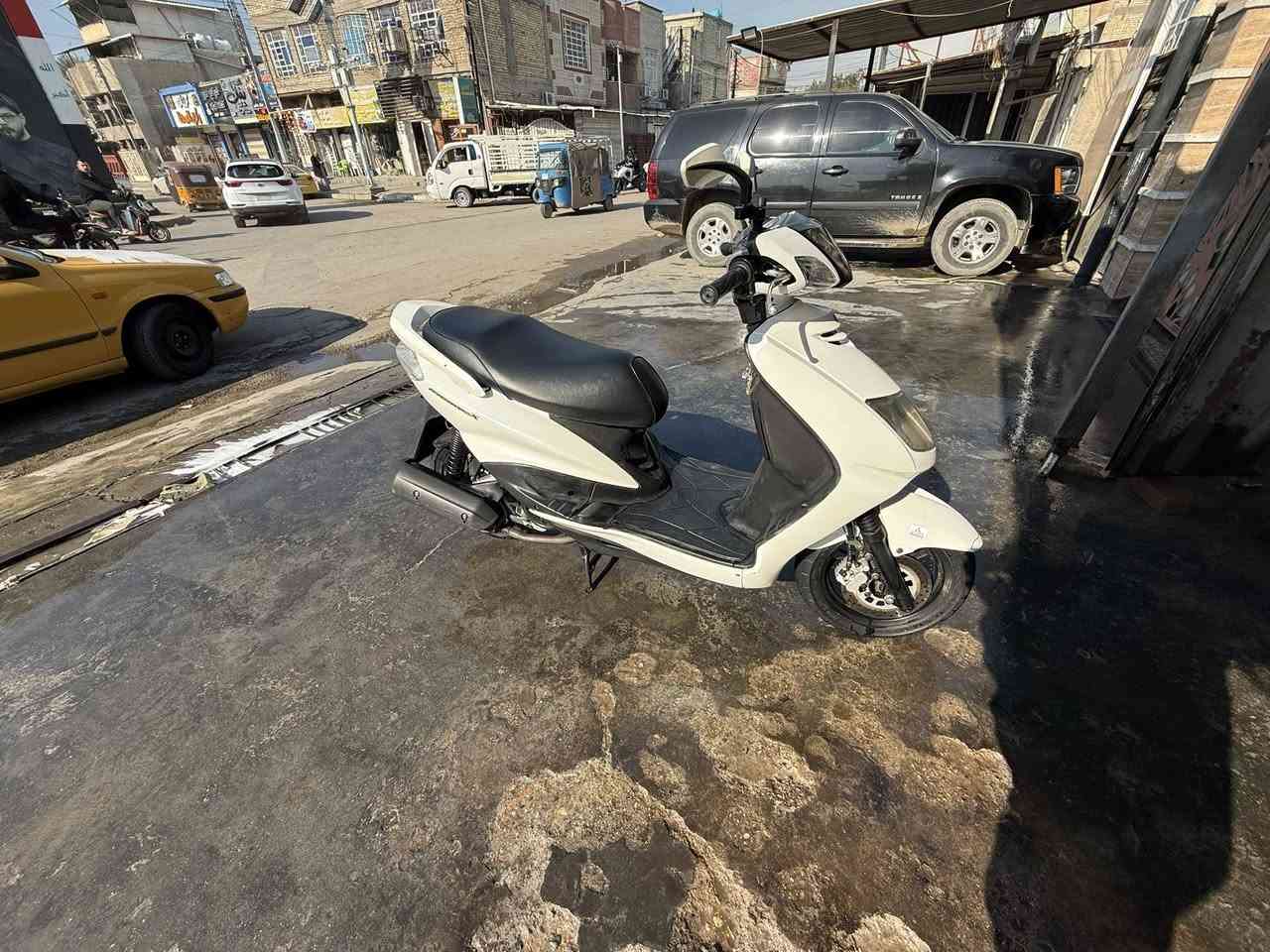 السلام عليكم دراجة سكنس 110 للبيع مكفوله كفالة عامة للستفسار ***********
