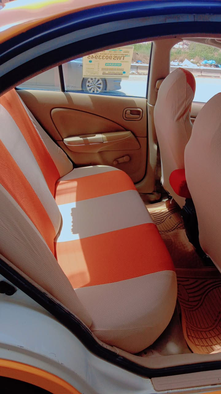 نيسان صني موديل ١٢ تكسي بأسمي رقم بغداد مكانة ديوانية  سيارة بية قبق جنطة مبدل وشوية بلكنر مال البنيد لابدنة ولا دواخل تبريد شغال كهربائيات شغالة مكينة كير خير من الله ترايك وين ما تريد هيئة تأخذ مصفرة غرامات ربع ممطلوبة السعر 90 وبية مجال للطيبين وهذى رقمي ***********
