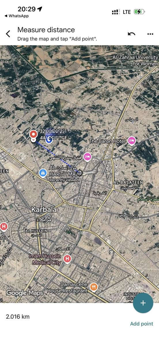 ✨ فرصة نادرة بكربلاء المقدسة ✨
للبيع قطعة أرض مميزة جدًا وبموقع ما يتعوّض، المساحة ٣٨٢ متر (ملك صرف بيت النقيب) واجهه عريضة ١٦ متر، تبعد فقط ٢٠ دقيقة مشي عن مرقد الإمام الحسين (عليه السلام) (٢كيلو) و ١٣ دقائق عن مول الحارث. موقع مثالي للسكن أو حسينية وخدمة زوار الإمام من كل المحافظات لقربها من الحرم الحسيني الشريف.
📍العنوان: كربلاء المقدسة، شارع الروضتين، شارع رقية، فرع جامع النقيب
📞 التواصل للجادين فقط على الخاص أو الاتصال.

***********
