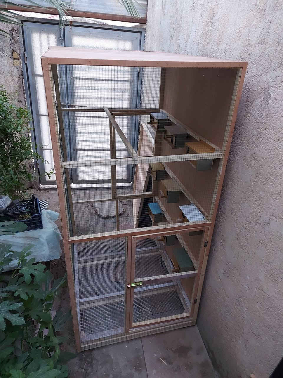 قفص كناري السعر ( 100الف وبي مجال)  
الوجه 120cm 
النزال 95cm 
الرتفاع 200cm  ( ٢ متر ) 
جرارة تنضيف


**إذا كنت صاحب هذا الإعلان وتريد حذفه لأي سبب، رجاءا أرسل رسالة إلى الدعم الفني**