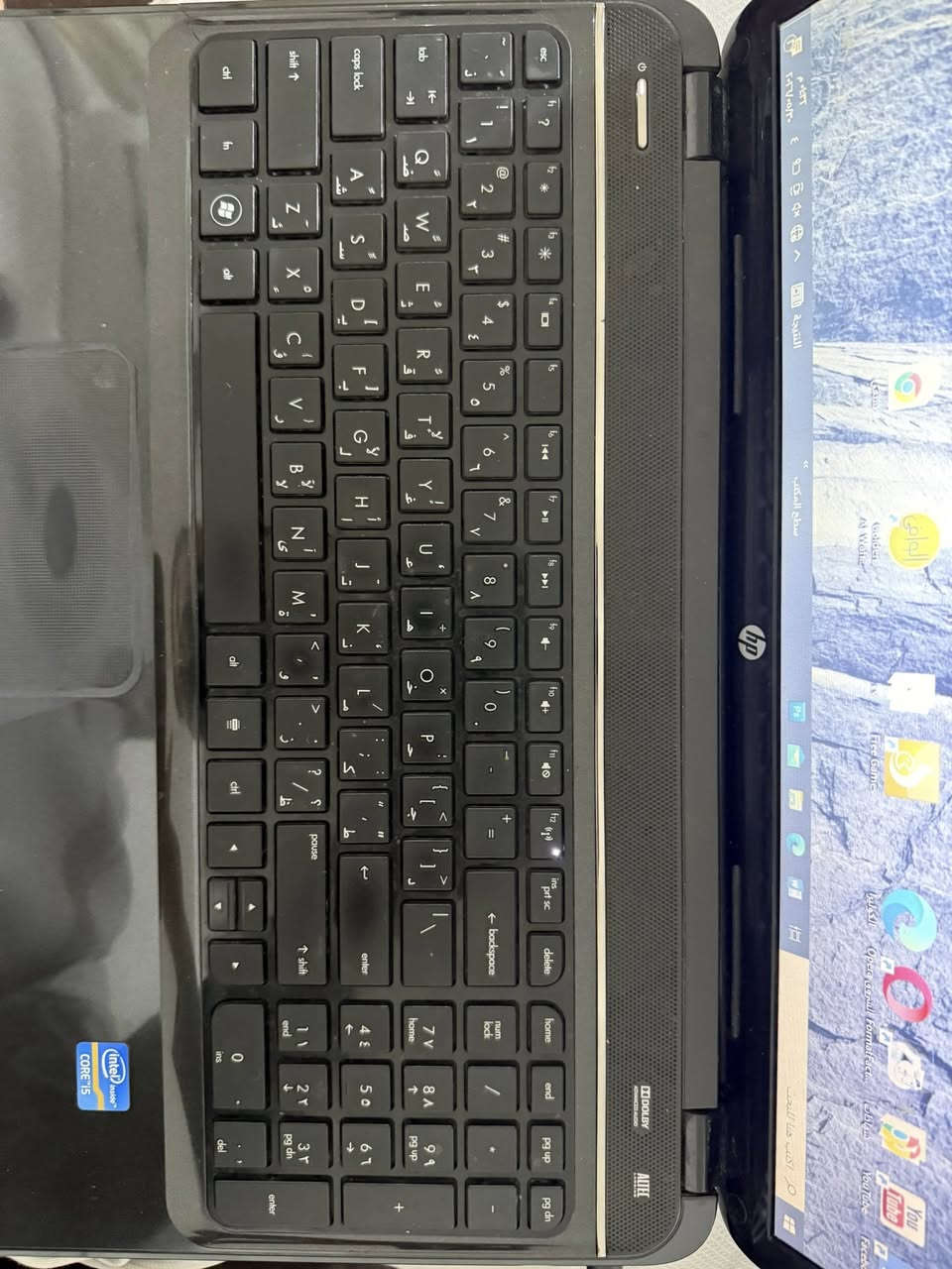 لابتوب HP نظيف بحالة ممتازة (للدراسة، التصفح، والمهام المكتبية) - جاهز للاستخدام.
المواصفات:
• المعالج (CPU): Intel Core i5 ( i5-3210M) - معالج قوي للمهام اليومية والدراسة.
• الذاكرة العشوائية (RAM): 4 جيجابايت.
• حجم الشاشة: 15.6 بوصة (حجم كبير مريح للعين) تحتوي على لوحة أرقام جانبية كاملة (Numpad) تفيد طلاب المحاسبة والمكتب الذاتي.
• النظام: Windows 10 Pro (مفعل وجاهز مع كافة التعريفات والبرامج الأساسية).
• الصوت: نظام صوتي مميز (Dolby / Altec Lansing).
المميزات والنظافة
• البرامج الأساسية (المتصفحات، مشغلات الصوت والفيديو) منصبة وجاهزة.
• مناسب جداً لطلاب المدارس والكليات، تصفح الإنترنت، بحوث التخرج، وإدارة البيجات 
النجف الأشرف 
واتساب 
***********
الملحقات 
شاحنه
حقيبة
