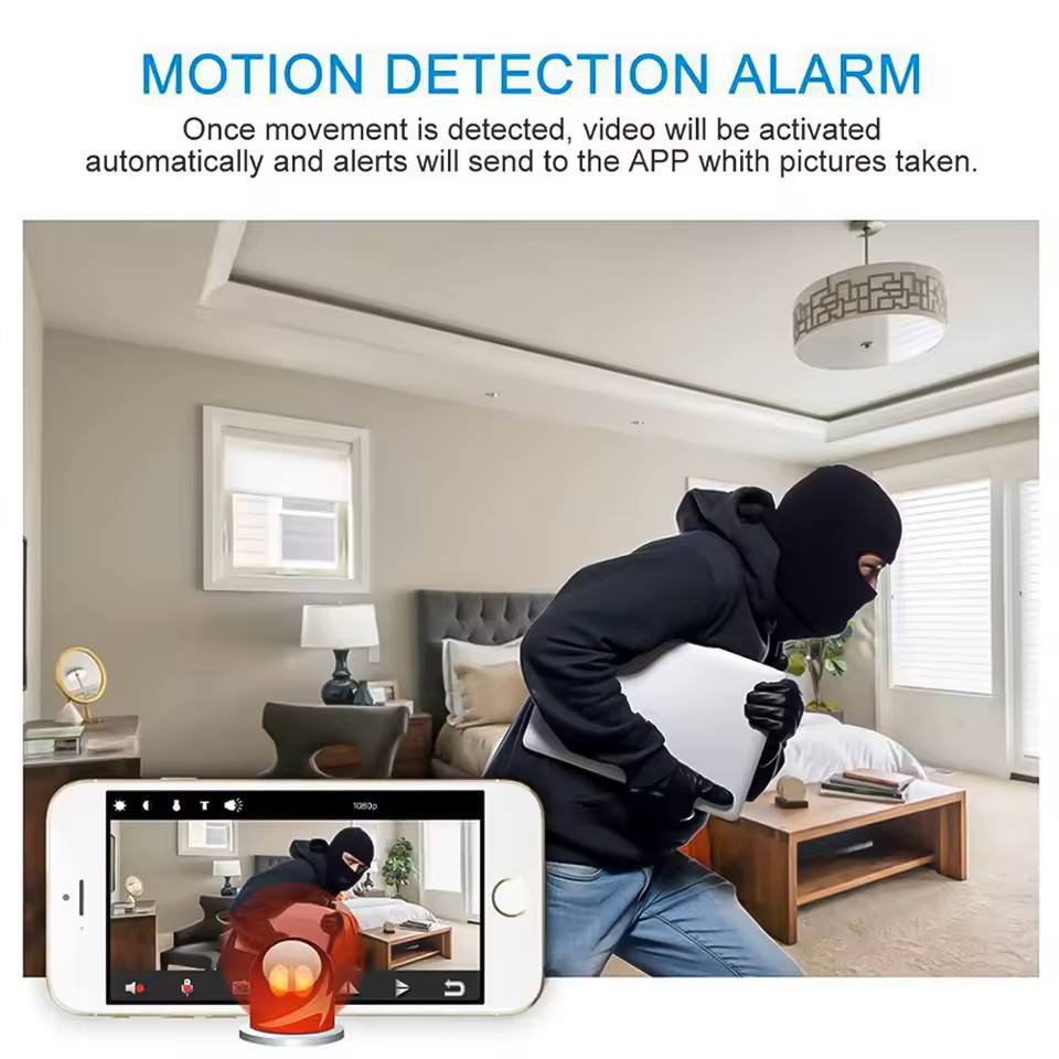 هذه المجموعة هي كاميرا مراقبة صغيرة XD WiFi.تأتي الكاميرا بدقة تصل إلى 1080P Full HD وتدعم الاتصال بالواي فاي (WiFi) للمراقبة عن بعد عبر تطبيق الهاتف.تتضمن الميزات رؤية ليلية باستخدام الأشعة تحت الحمراء وخاصية كشف الحركة لإرسال تنبيهات.يمكن للكاميرا التسجيل على بطاقة ذاكرة Micro SD (تصل سعتها عادة إلى 32 جيجابايت أو أكثر حسب الموديل).تشتمل المجموعة على الكاميرا نفسها، كابل شحن USB، قارئ بطاقة ذاكرة، ودليل مستخدم.


**إذا كنت صاحب هذا الإعلان وتريد حذفه لأي سبب، رجاءا أرسل رسالة إلى الدعم الفني**