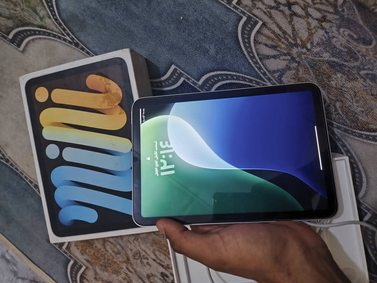ايباد ميني 6 ذاكره 64 كامل ملحقات شاحنه اصليه كارتونه  جهاز يموت نضافه 95 شرط من كلشي ماشام التصليح يعني ايباد غني عن التعريف سعر 375 مكاني رميثه


**إذا كنت صاحب هذا الإعلان وتريد حذفه لأي سبب، رجاءا أرسل رسالة إلى الدعم الفني**