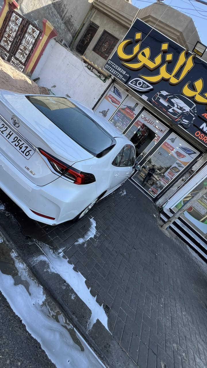 السلام عليكم كورلا 2024 ساز خليجي السيارة كفالة عامة مغلفة سستم نانو PPF  السيارة ماشية 28 برغي مامفتوح بيها وشرط الفحص المواصفات 
سلايد روف 
حساس امامي خلفي وضعيات قيادة
اشايرة بلمري 
مري شفط 
شحن وايرلس 
دواخل اوف وايت وبيها مواصفات بعد ماحب اطول المنشور تجي تشوف بعينك وتفحص وين مايعجبك الرقم اربيل 

العنوان البصرة القبلة 
***********
