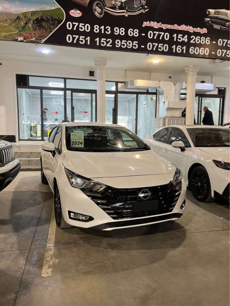 نیسان ڤێرسا ٢٠٢٤ فول مواسەفات  بەسمە  .موبایل شەحن.کوشن هیتەر .ئاوئنە رادار .پێشو پشت رادار شاشە گەورە کامئرە ٣٧ مایل رۆیشتوە 
تەنها قەپاغ سندوقی بۆیاخە 
ئارباگ هەمووی بەشەرت 
رەقەم کاتی بەشەرتی رەقەم 
کاتی نەشکاوە دوو مانگی لەگەڵدا.١٣٣گەلاو مەجال 
*********** viber whatsApp رانية, السليمانية
