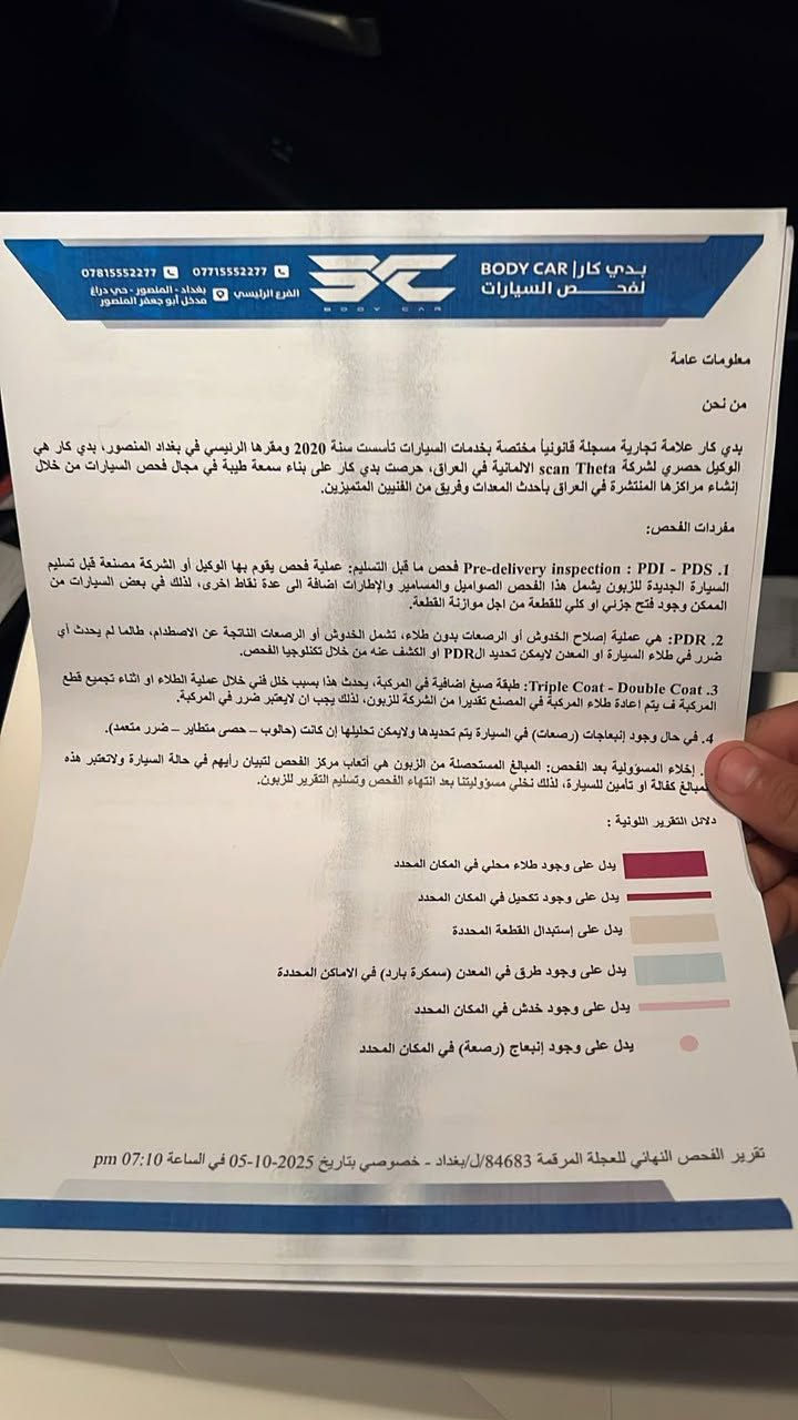 السلام عليكم يارس 2019وارد أمريكي حادثها البنيد والدعامية سيارة جديدة جدا
ماشية 65ميل سونار بيها باسمي تحويل ثاني يوم مكاني الحرية السعر 90وبيها مجال 

 ***********‬
