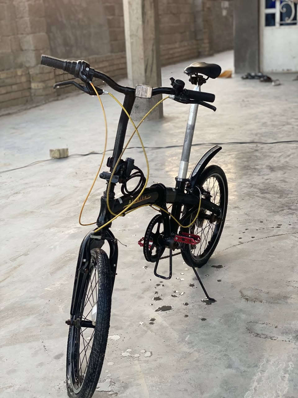 سلام عليكم بايسكل أبو الطبكه ألمنيوم جديد كلش مكاني بغداد البسمايه السعره 90وبيه مجال  موجود توصيل ***********موجود واتساب أو اتصال
