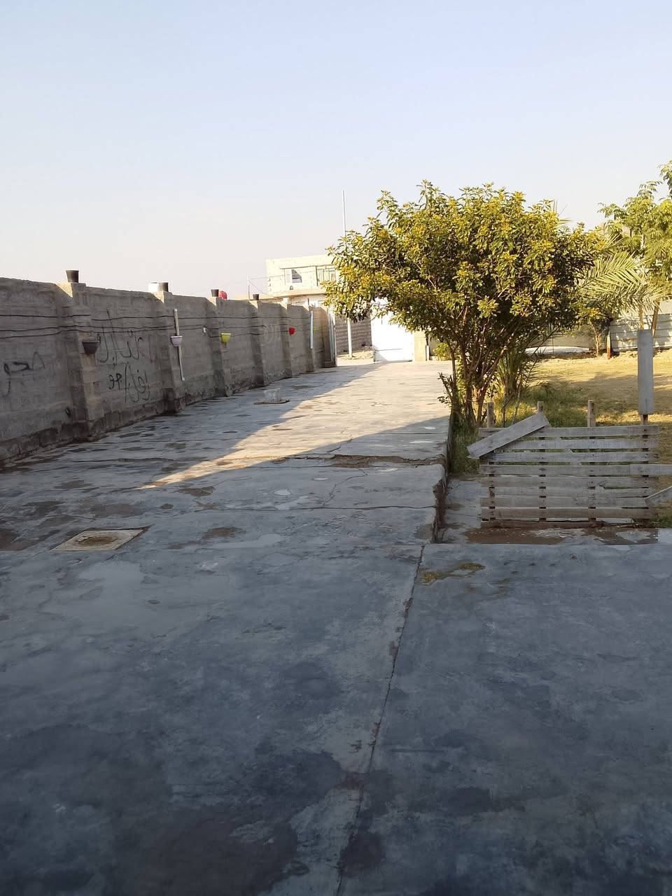 السلام عليكم بيت للبيع عبور الجسر الفرنسي قريب على السيطرة الاتحادية يبعد عن الشارع العام مسافة المساحة الكلية 625 خدمات تبليط وكهرباء قرار 117 رقم الهاتف *********** البيت كامل من كلشي ومرتب
