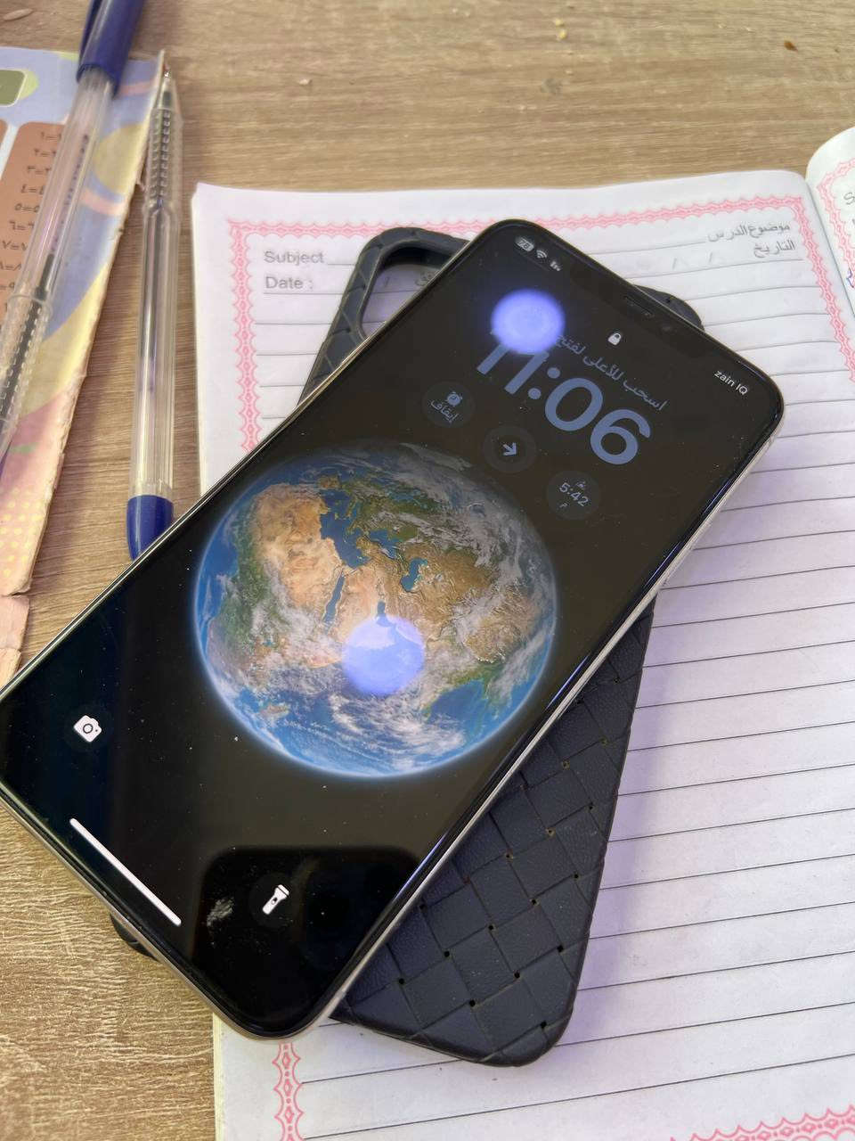 السلام عليكم ايفون11برو ماكس جهاز نضيف مكفول بطاريه78 اذا تريده تعال واتساب ***********
سعر الجهاز 350بيه مجال بسيط لون ابيض
