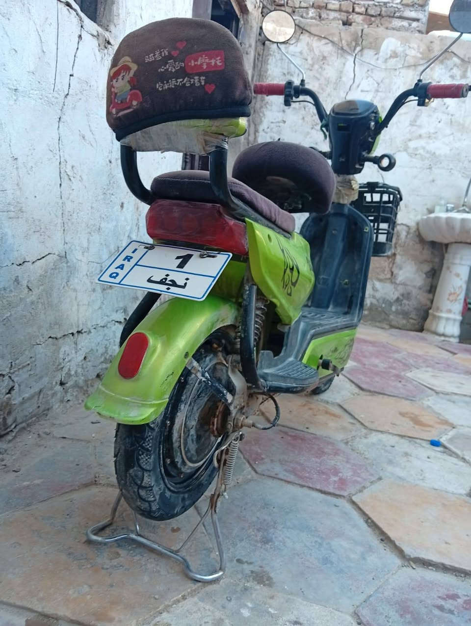 دراجة شحن للبيع
المكان نجف/ كوفة
السعر:200 الف 
رقم الهاتف :***********
جديدة عايزها باتريات
