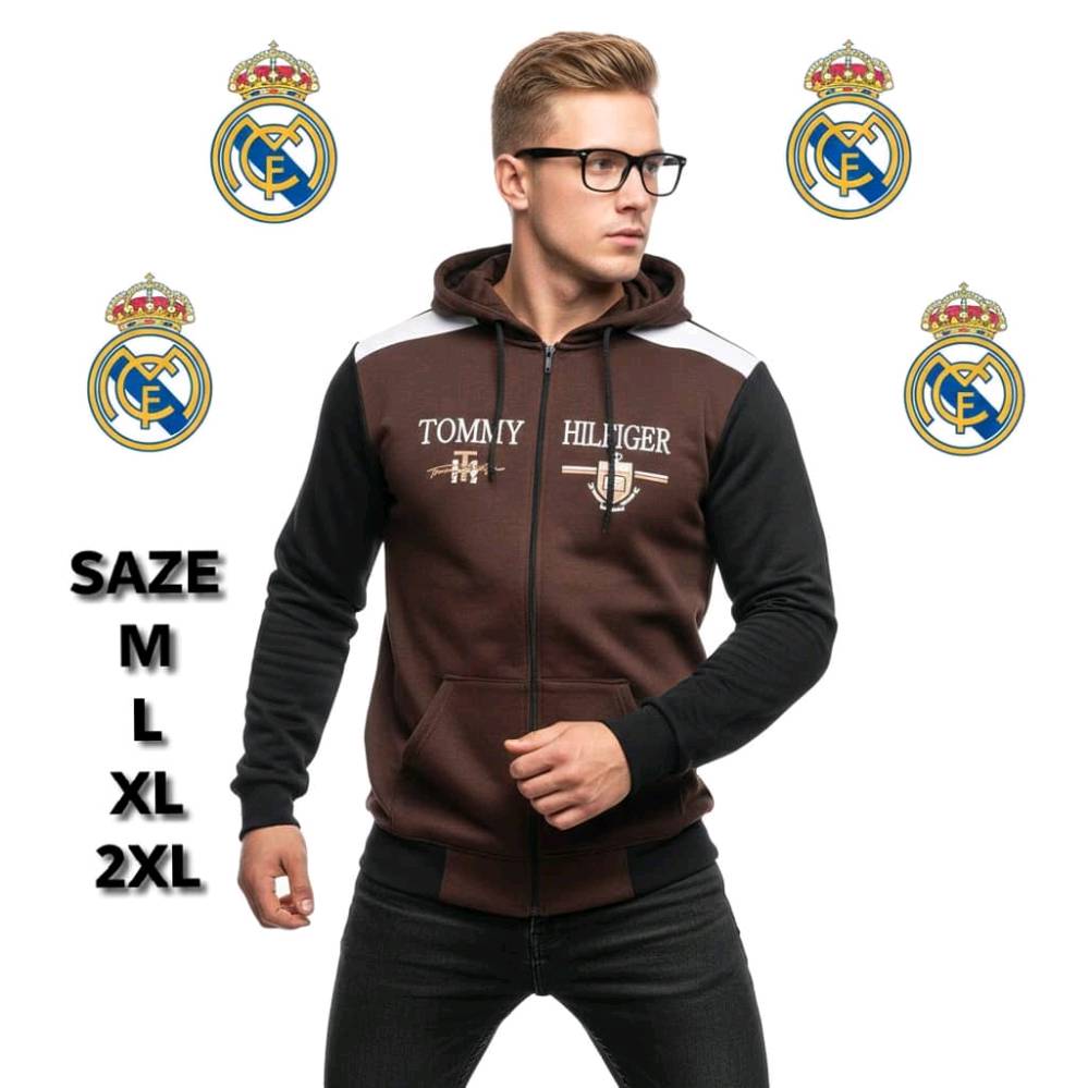 معروض للبيع مجموعة من الهوديات والجاكيتات المتنوعة، بتصاميم عصرية ومختلفة الألوان. الملابس بحالة ممتازة وتناسب جميع الأذواق وتجعل من السهل تعزيز إطلالتك بأسلوب أنيق ومريح. كل قطعة تتميز بتفاصيل فريدة وشعارات أنيقة على الصدر. مناسبة لفصل الخريف والشتاء وتوفر دفء مثالي.