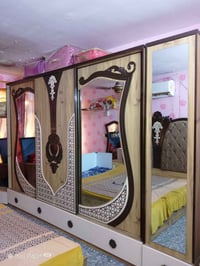 للبيع .. غرفة نوم تركيه ضخمه تتكون من 8قطع  السعر 600 الف وبيها مجال  ...