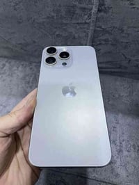 15 برو ماكس ذاكره 256 بطاريه 87 ماستر  جهاز فقط شاشه اصلي مبدل وبيها ب...