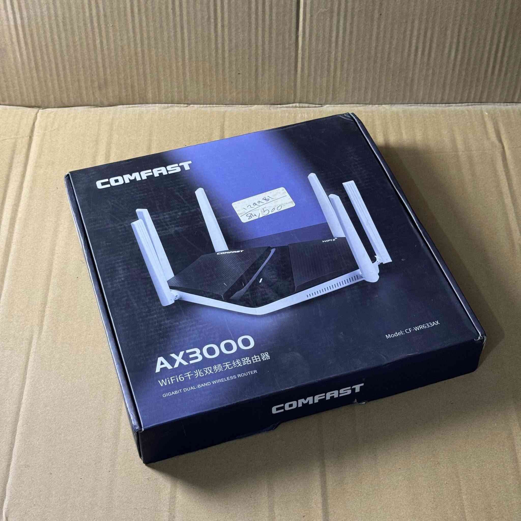 Ax3000
Wifi6
غير مستخدم مفحوص فقط 
نضيف جداً 
اعدادات انكليزي وسهلة 
السعر 85 الف توصيل موجود لاي مكان


**إذا كنت صاحب هذا الإعلان وتريد حذفه لأي سبب، رجاءا أرسل رسالة إلى الدعم الفني**