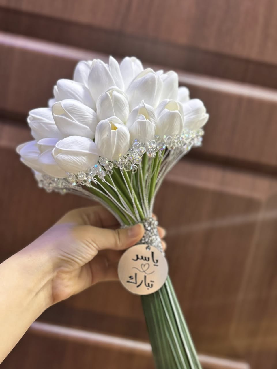 مسكة عروسة 👰🏼 حسب الطلب 

محاط بالزاركون 🎀💎

عدد 35 وردة 

السعر 50 الف مع تعليقة الاسماء 🧊

للحجز مراسلة الصفحة 🎗️


**إذا كنت صاحب هذا الإعلان وتريد حذفه لأي سبب، رجاءا أرسل رسالة إلى الدعم الفني**