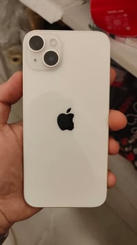 ايفون 14 بلس أمريكي بون ابيض ذاكرة 128 شريحة الكترونية نسبة البطارية 8...